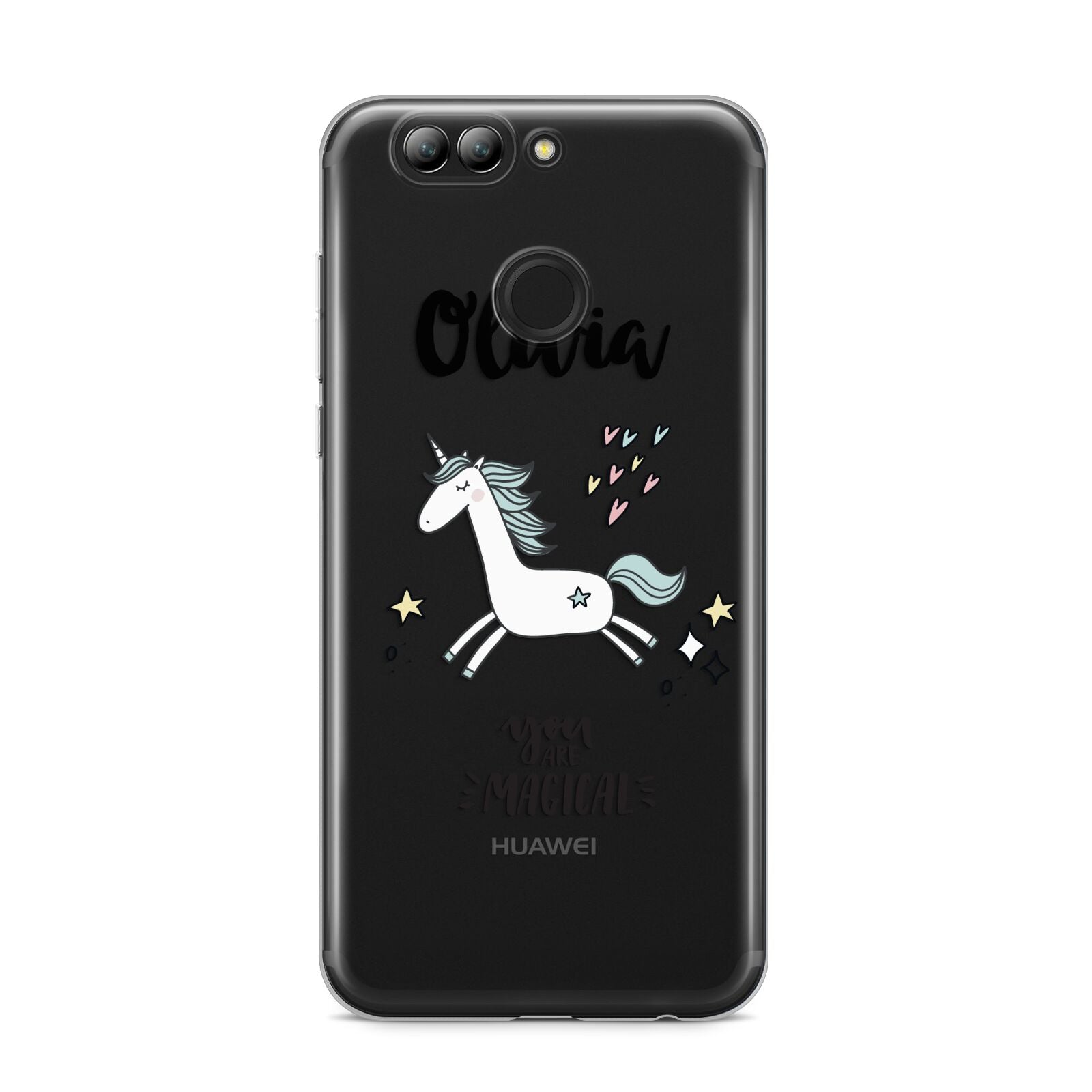 Personalised You Are Magical Unicorn Huawei Nova 2s Phone Case