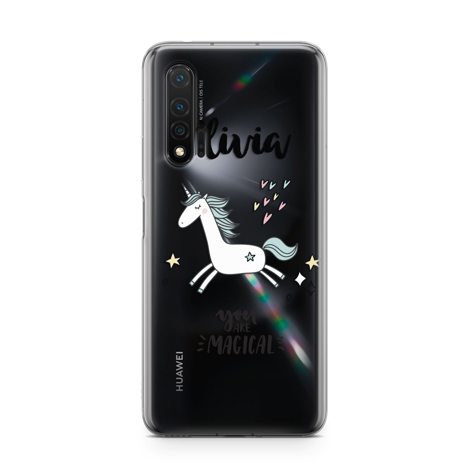 Personalised You Are Magical Unicorn Huawei Nova 6 Phone Case