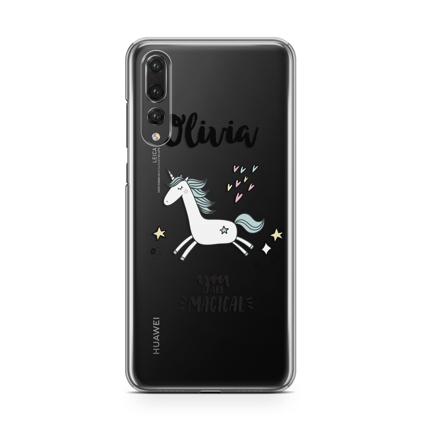 Personalised You Are Magical Unicorn Huawei P20 Pro Phone Case