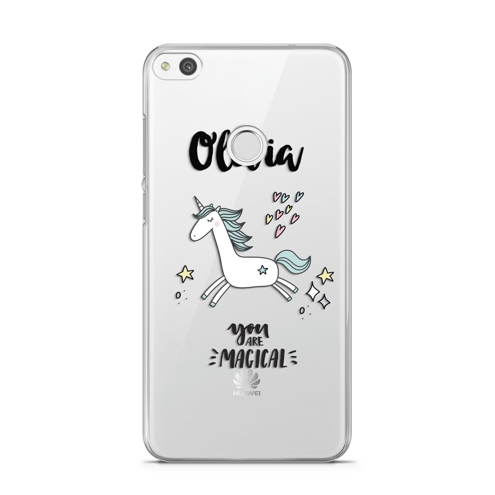 Personalised You Are Magical Unicorn Huawei P8 Lite Case