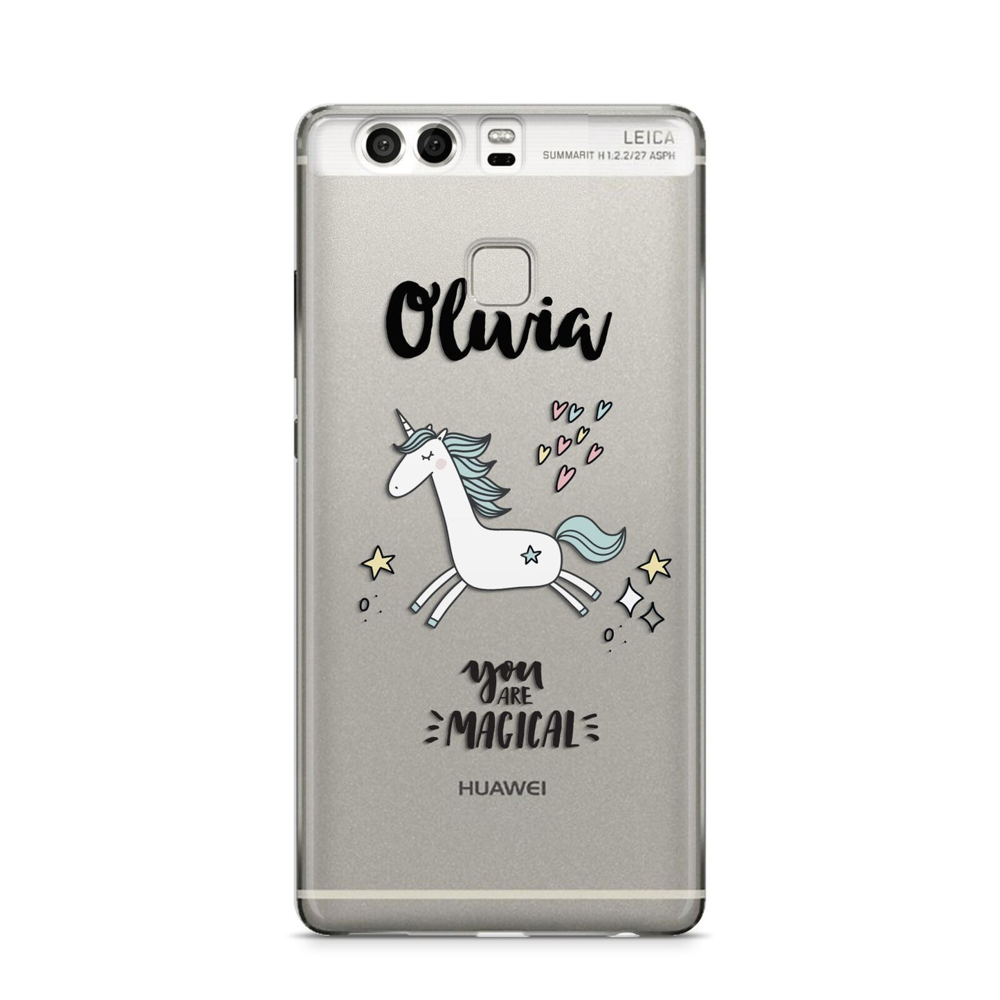 Personalised You Are Magical Unicorn Huawei P9 Case