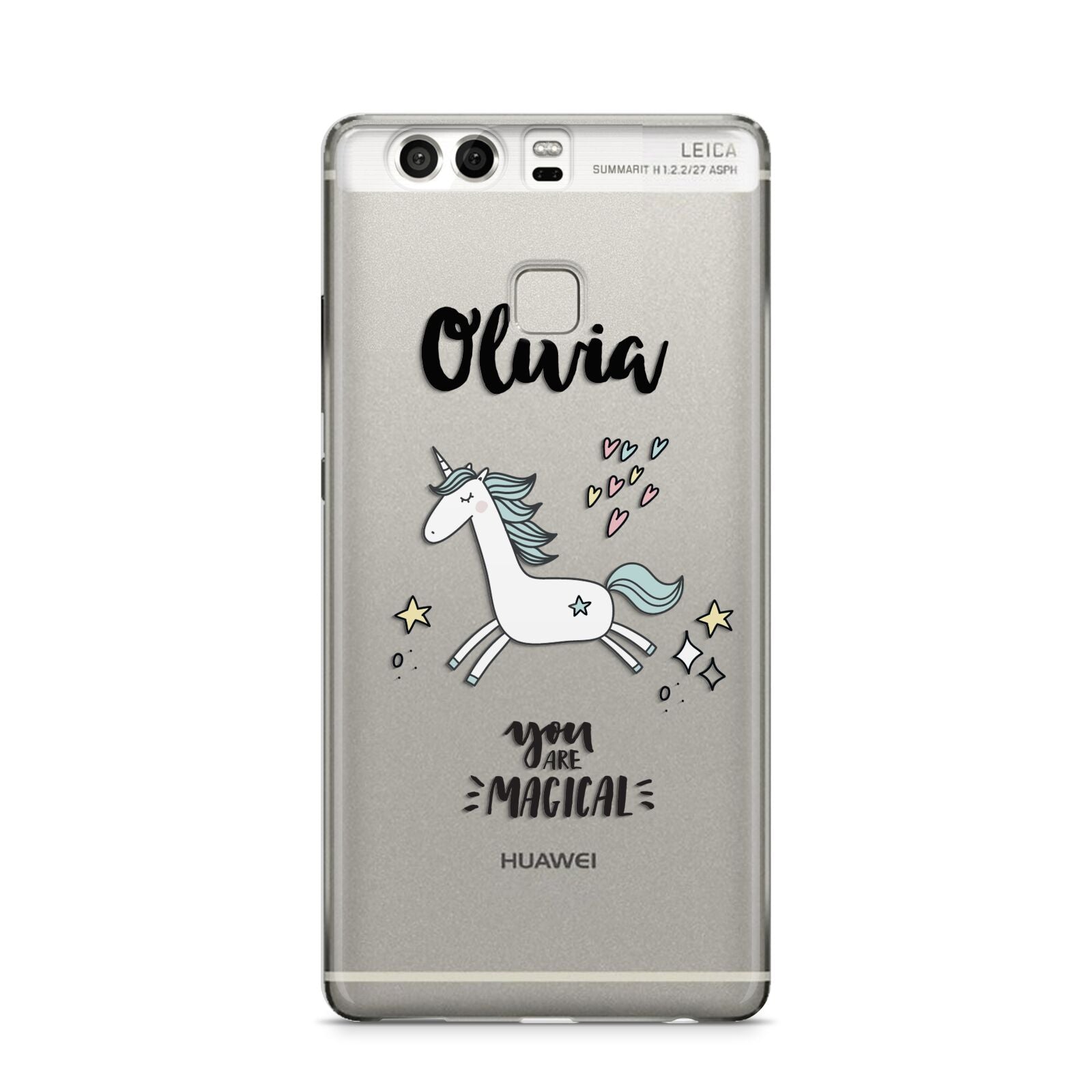 Personalised You Are Magical Unicorn Huawei P9 Case