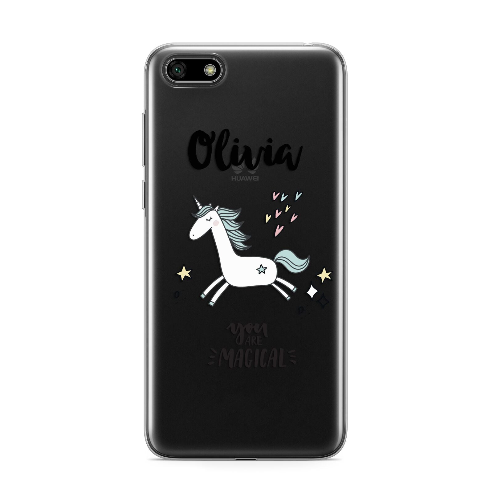 Personalised You Are Magical Unicorn Huawei Y5 Prime 2018 Phone Case