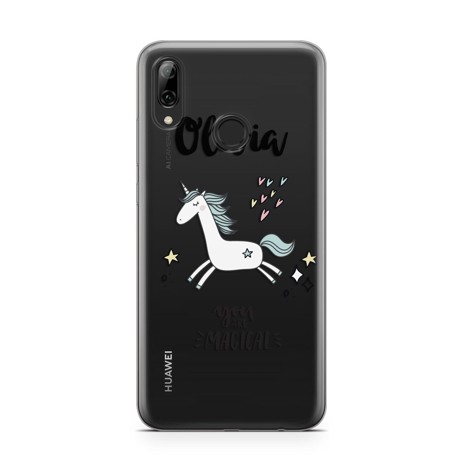 Personalised You Are Magical Unicorn Huawei Y7 2019