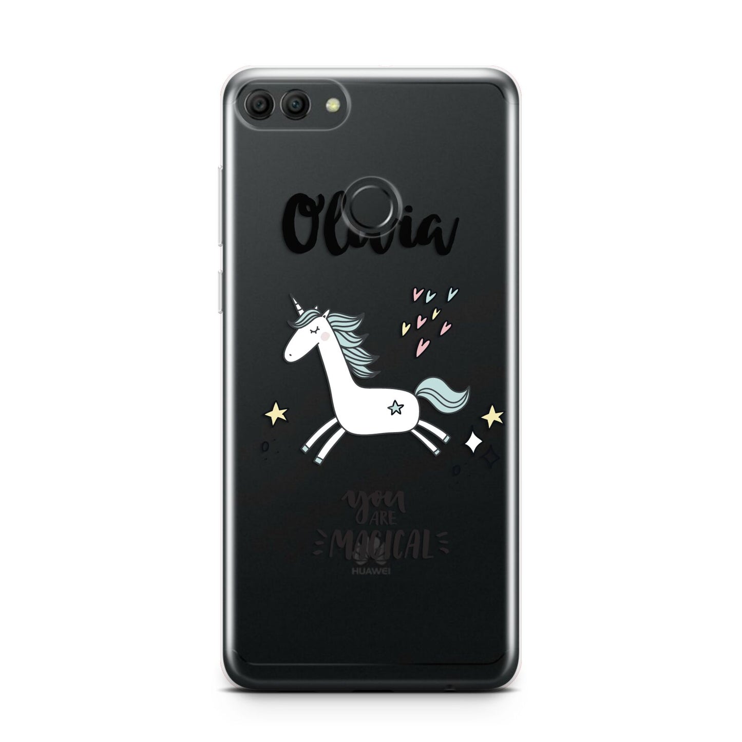 Personalised You Are Magical Unicorn Huawei Y9 2018