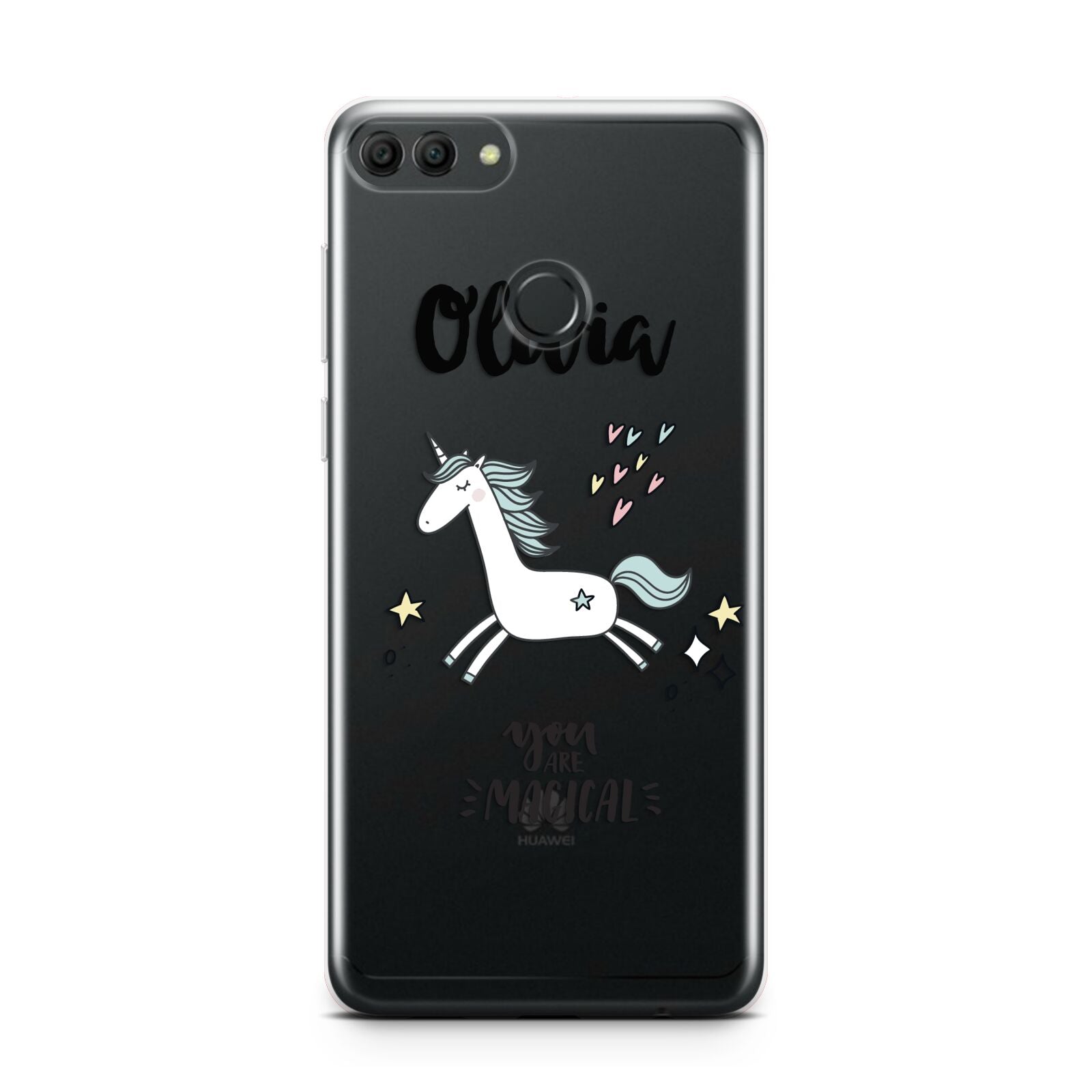 Personalised You Are Magical Unicorn Huawei Y9 2018