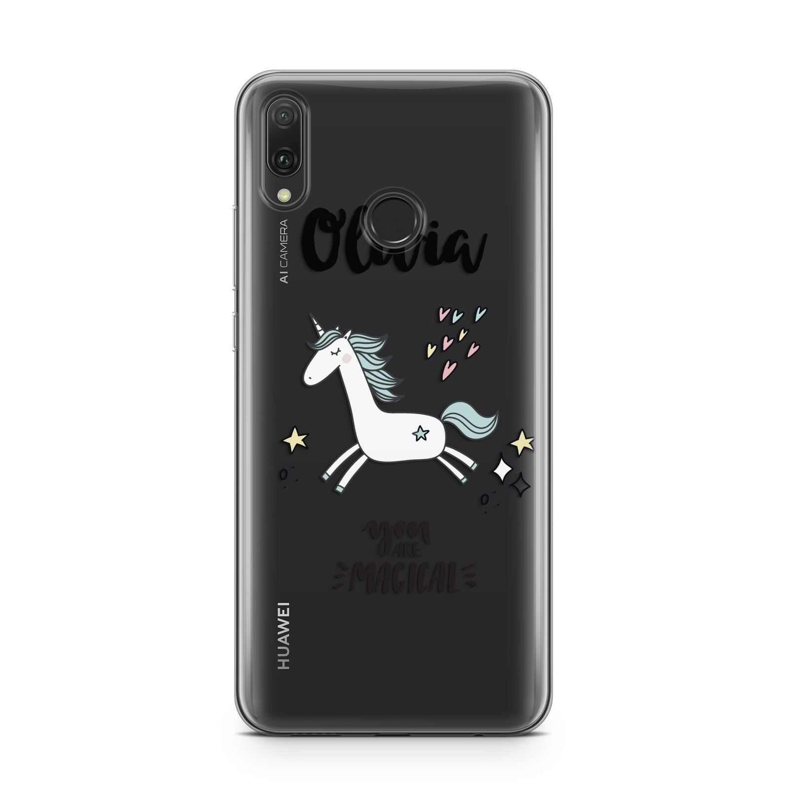 Personalised You Are Magical Unicorn Huawei Y9 2019