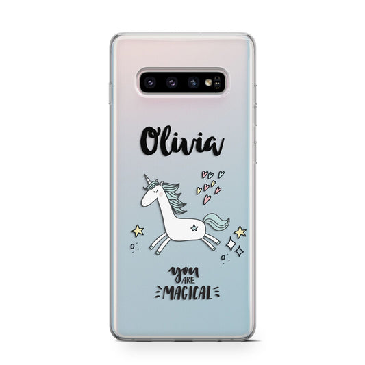 Personalised You Are Magical Unicorn Protective Samsung Galaxy Case