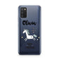 Personalised You Are Magical Unicorn Samsung A02s Case