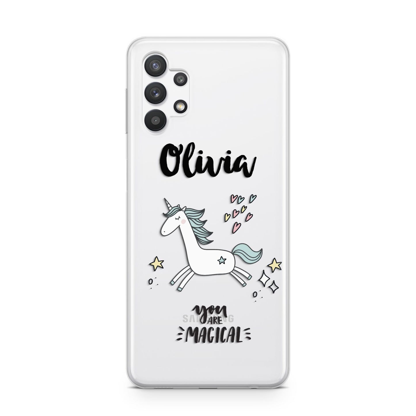Personalised You Are Magical Unicorn Samsung A32 5G Case