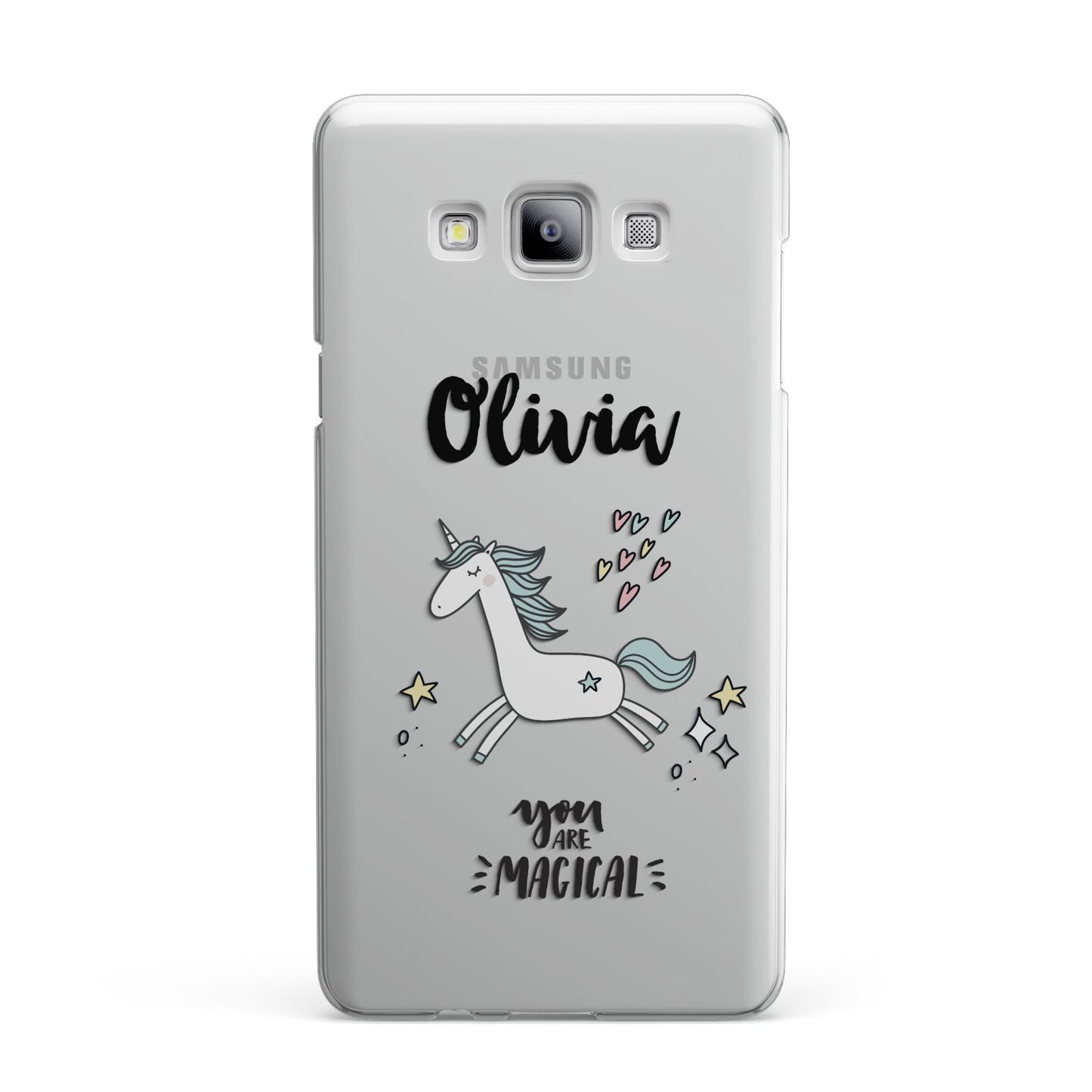 Personalised You Are Magical Unicorn Samsung Galaxy A7 2015 Case
