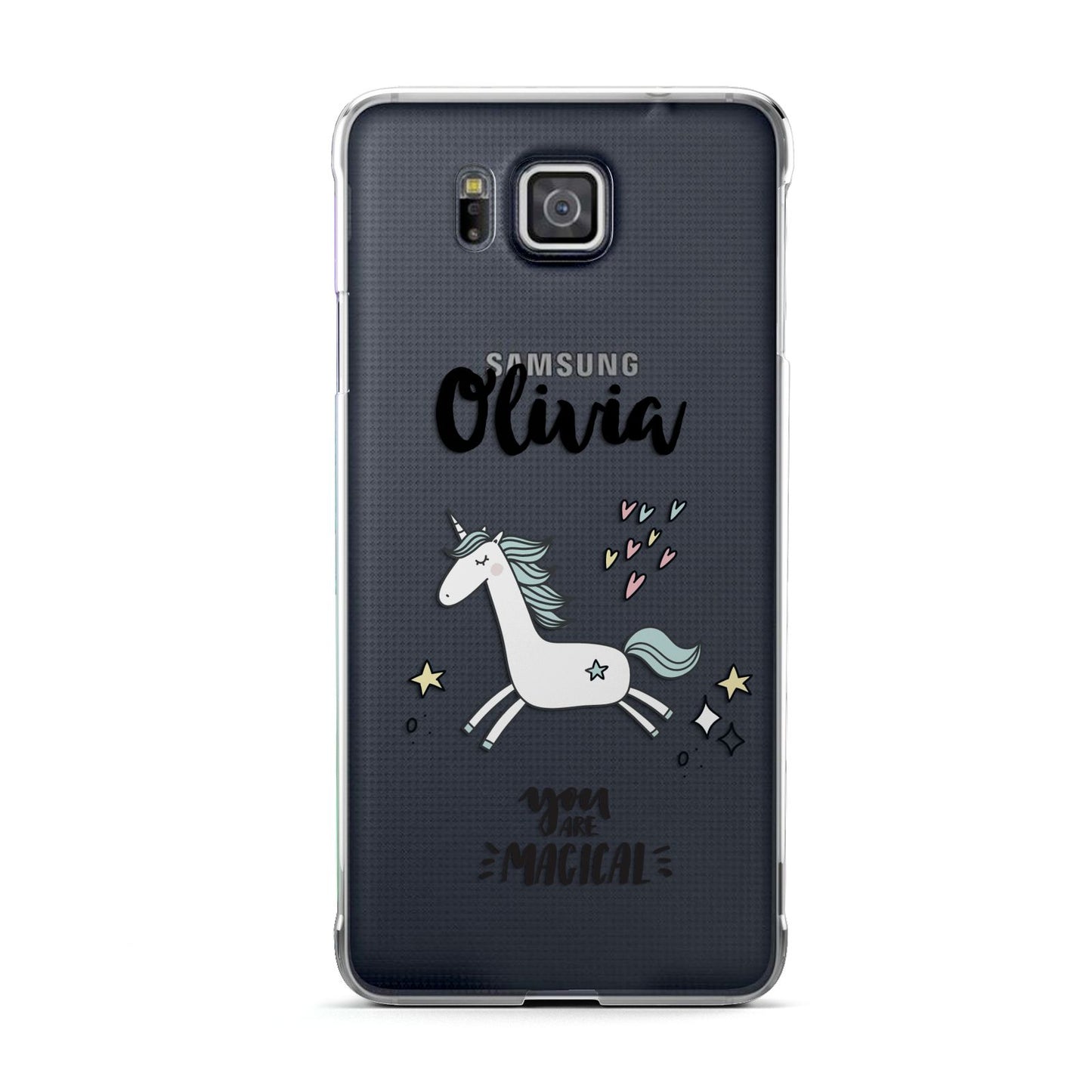 Personalised You Are Magical Unicorn Samsung Galaxy Alpha Case