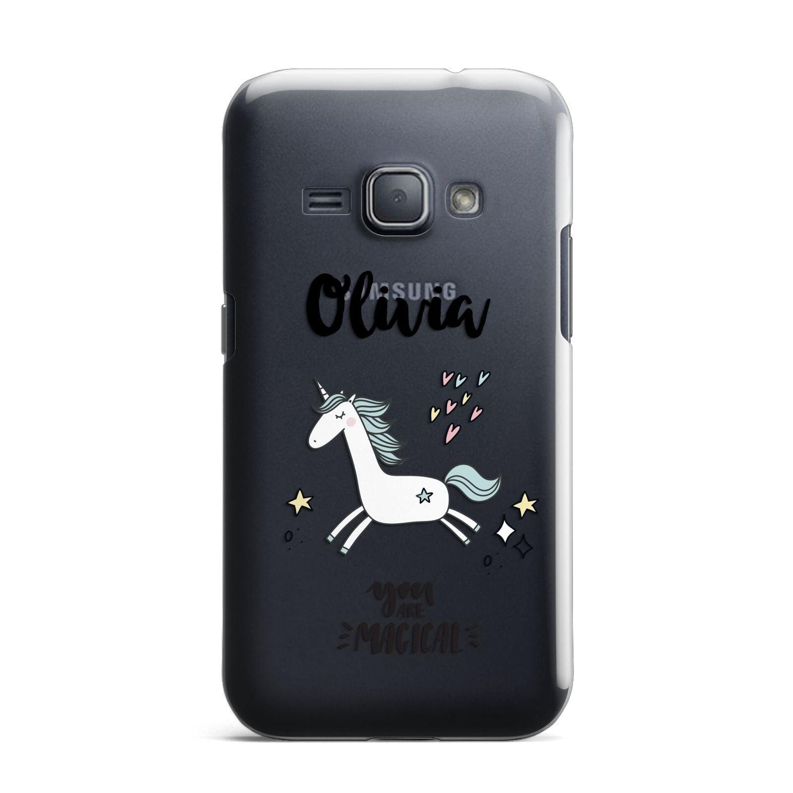 Personalised You Are Magical Unicorn Samsung Galaxy J1 2016 Case
