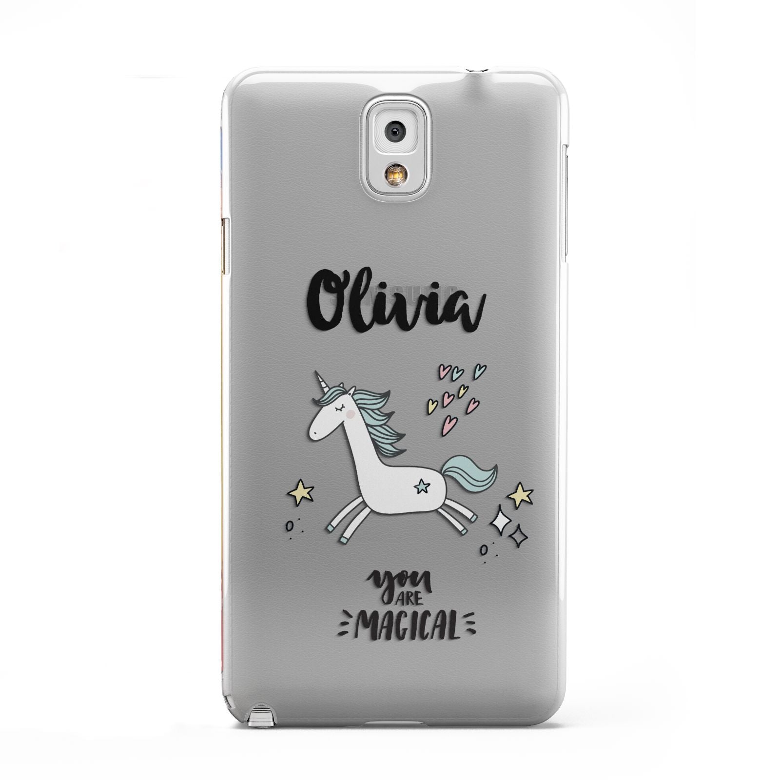 Personalised You Are Magical Unicorn Samsung Galaxy Note 3 Case