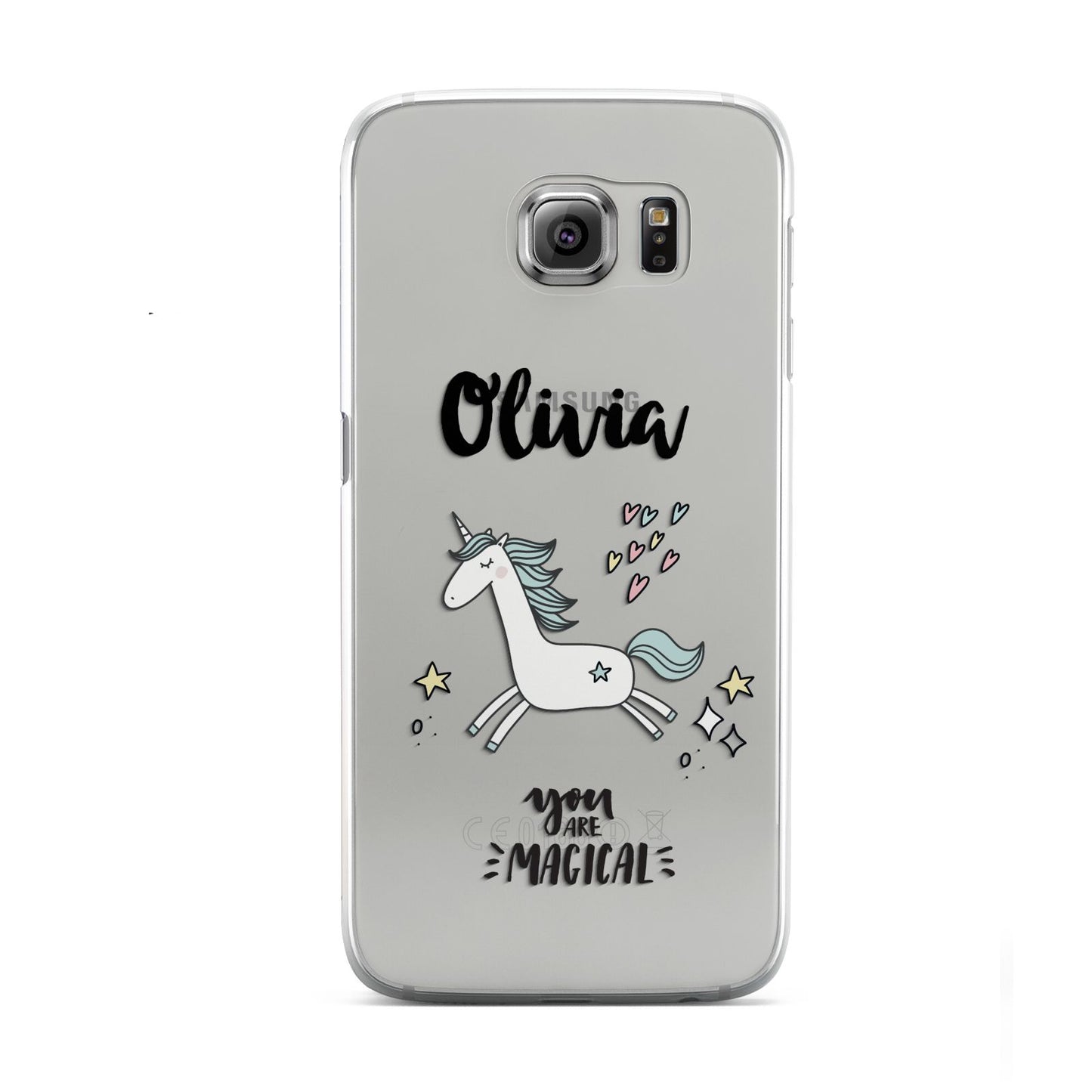 Personalised You Are Magical Unicorn Samsung Galaxy S6 Case