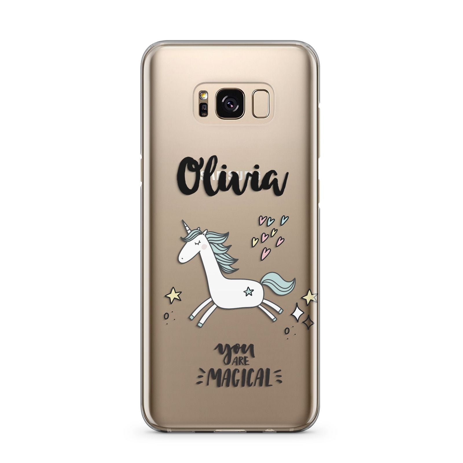 Personalised You Are Magical Unicorn Samsung Galaxy S8 Plus Case