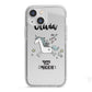 Personalised You Are Magical Unicorn iPhone 13 Mini TPU Impact Case with White Edges