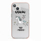 Personalised You Are Magical Unicorn iPhone 13 TPU Impact Case with Pink Edges