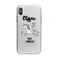 Personalised You Are Magical Unicorn iPhone X Bumper Case on Silver iPhone Alternative Image 1