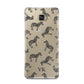 Personalised Zebra Samsung Galaxy A3 2016 Case on gold phone