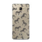 Personalised Zebra Samsung Galaxy A5 2016 Case on gold phone