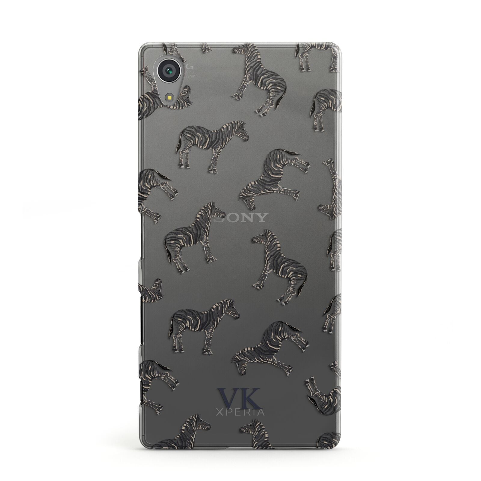 Personalised Zebra Sony Case