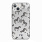 Personalised Zebra iPhone 13 TPU Impact Case with White Edges
