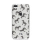 Personalised Zebra iPhone 8 Plus Bumper Case on Silver iPhone