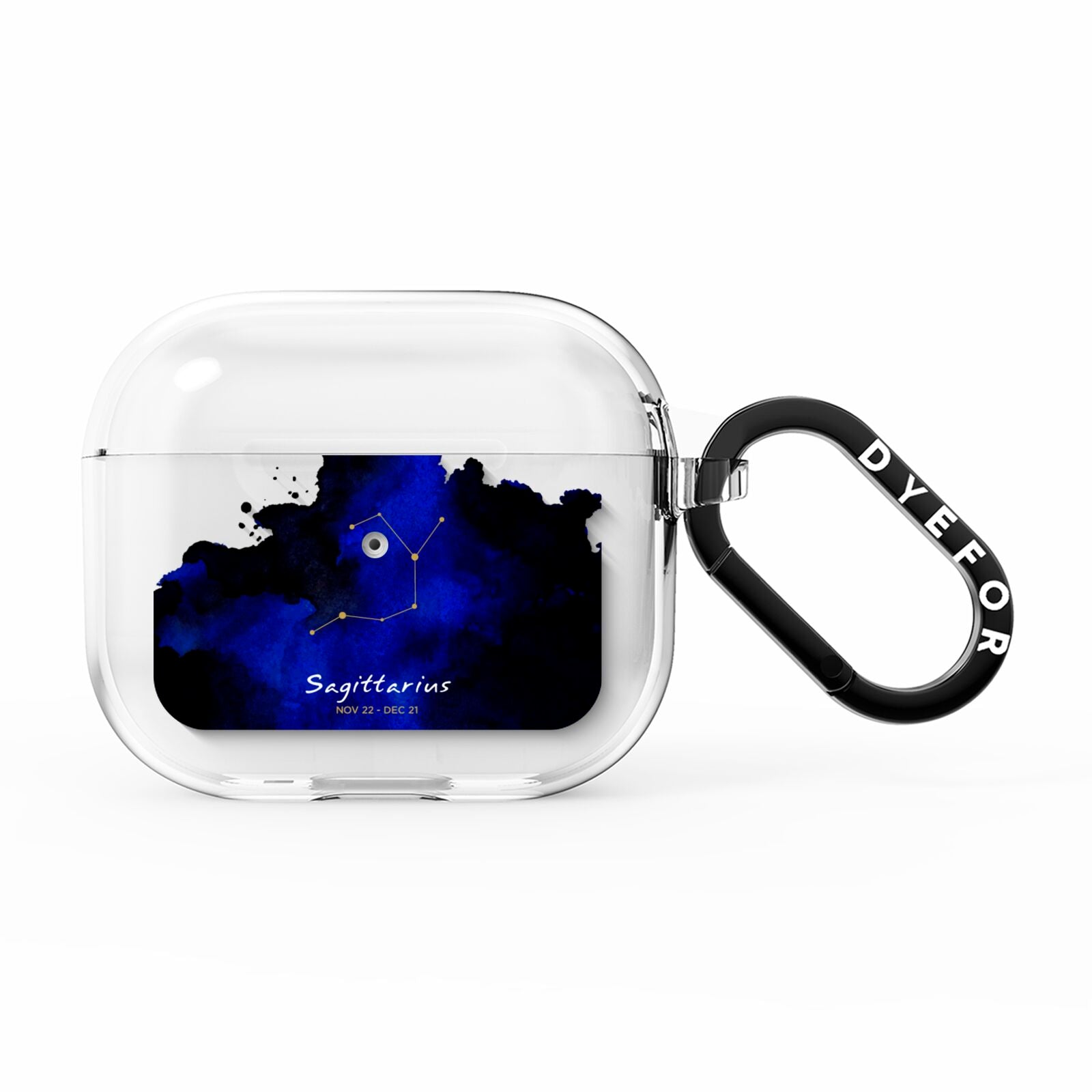 Personalised Zodiac Constellation Star Sign AirPods Clear Case 3rd Gen