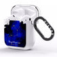 Personalised Zodiac Constellation Star Sign AirPods Clear Case Side Image