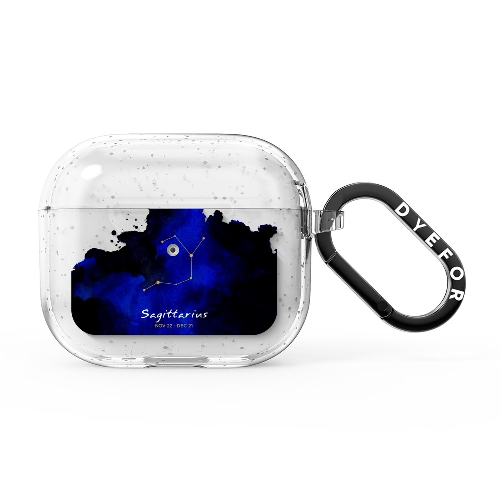Personalised Zodiac Constellation Star Sign AirPods Glitter Case 3rd Gen
