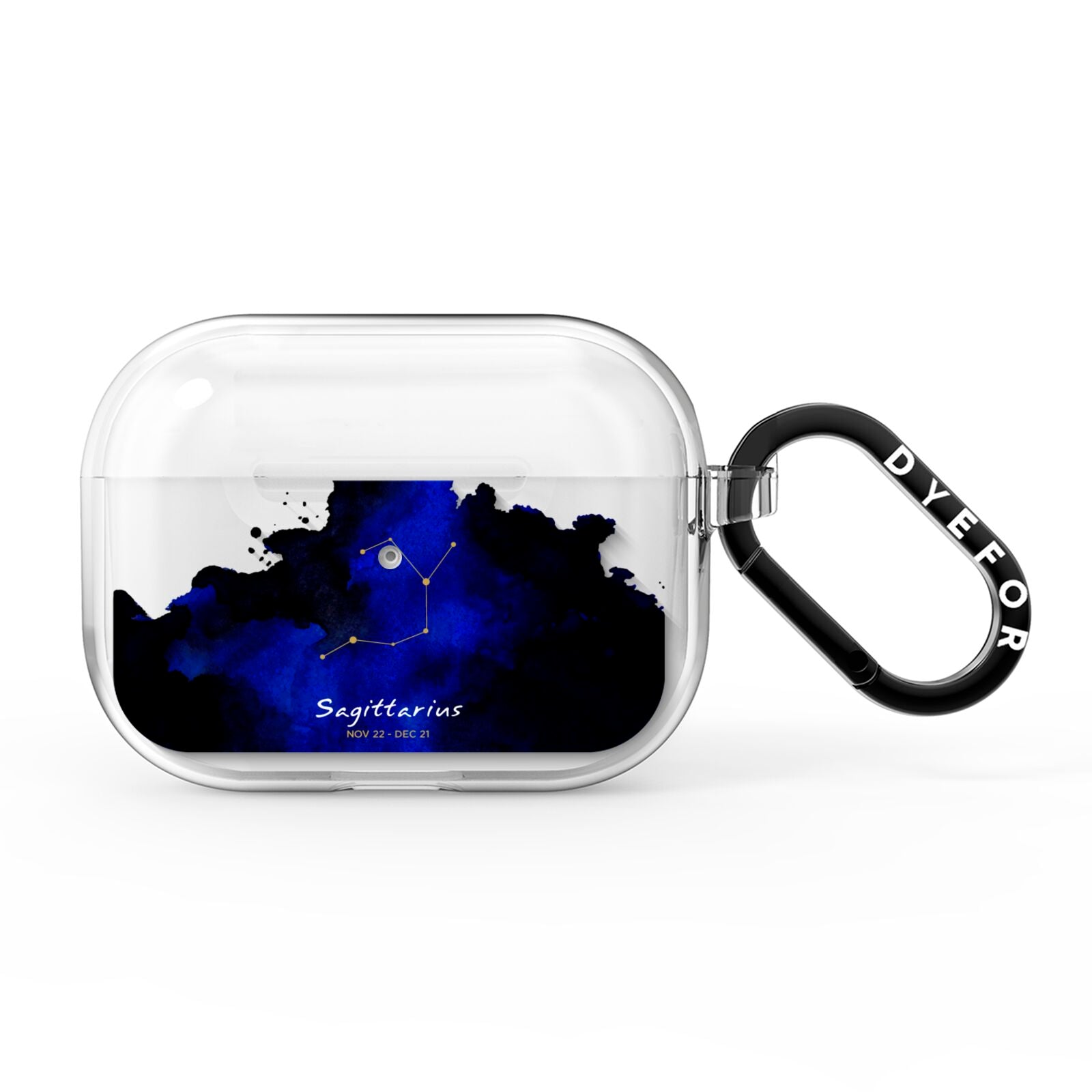 Personalised Zodiac Constellation Star Sign AirPods Pro Clear Case