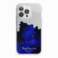 Personalised Zodiac Constellation Star Sign iPhone 13 Pro TPU Impact Case with White Edges