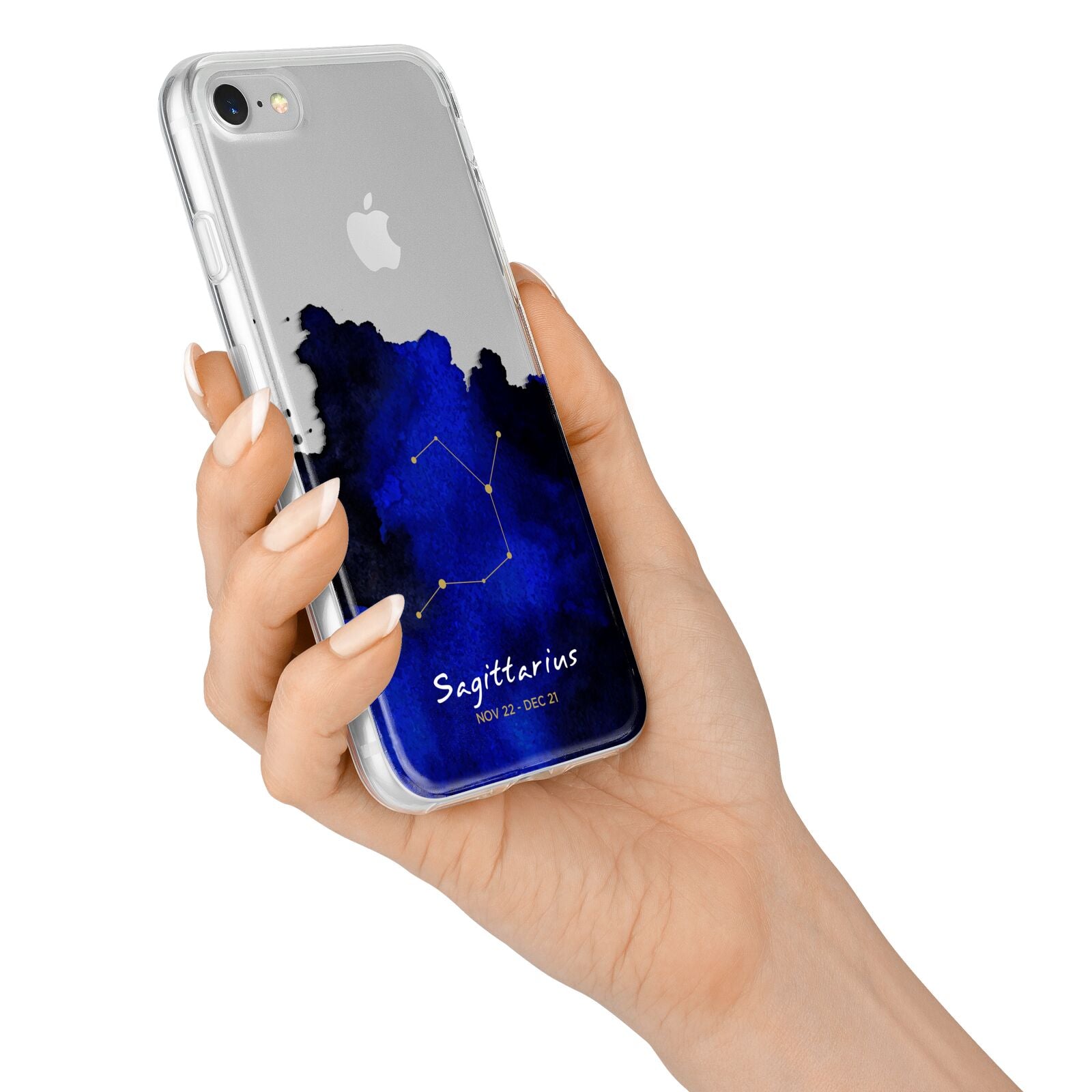 Personalised Zodiac Constellation Star Sign iPhone 7 Bumper Case on Silver iPhone Alternative Image