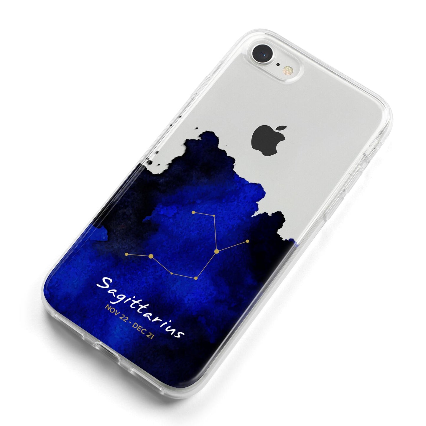 Personalised Zodiac Constellation Star Sign iPhone 8 Bumper Case on Silver iPhone Alternative Image