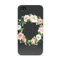 Personalised floral wreath Apple iPhone 4s Case