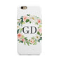 Personalised floral wreath Apple iPhone 6 3D Tough Case