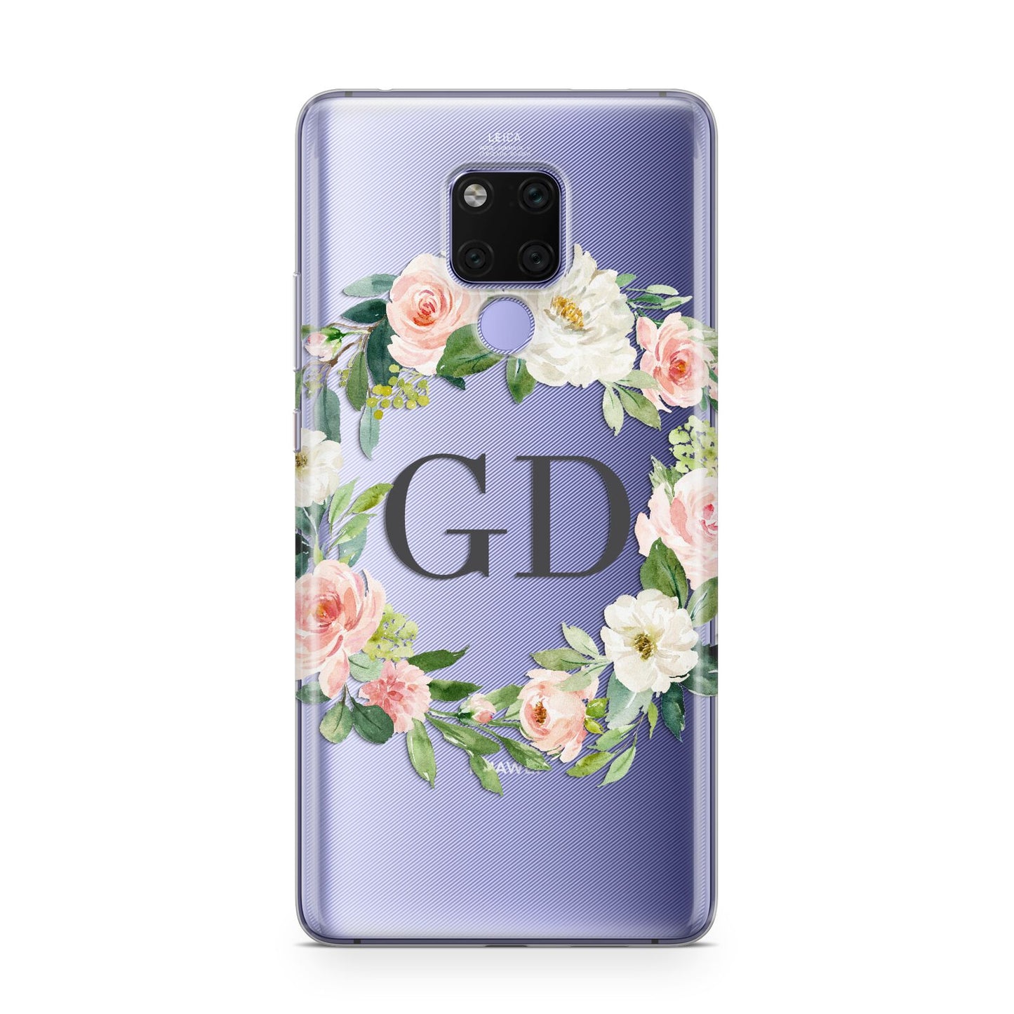 Personalised floral wreath Huawei Mate 20X Phone Case