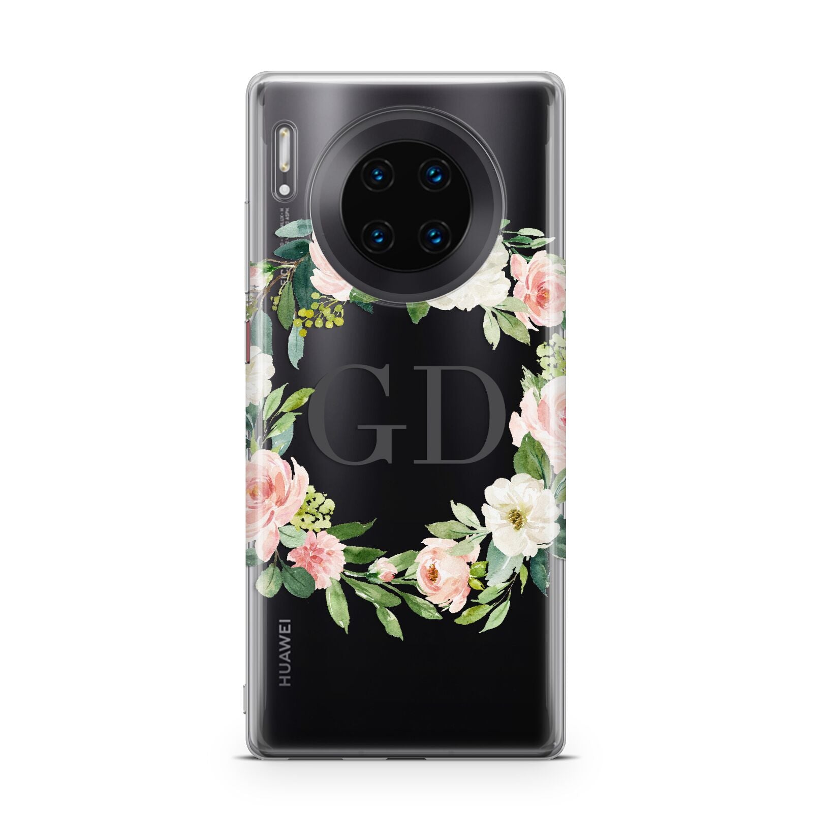 Personalised floral wreath Huawei Mate 30 Pro Phone Case
