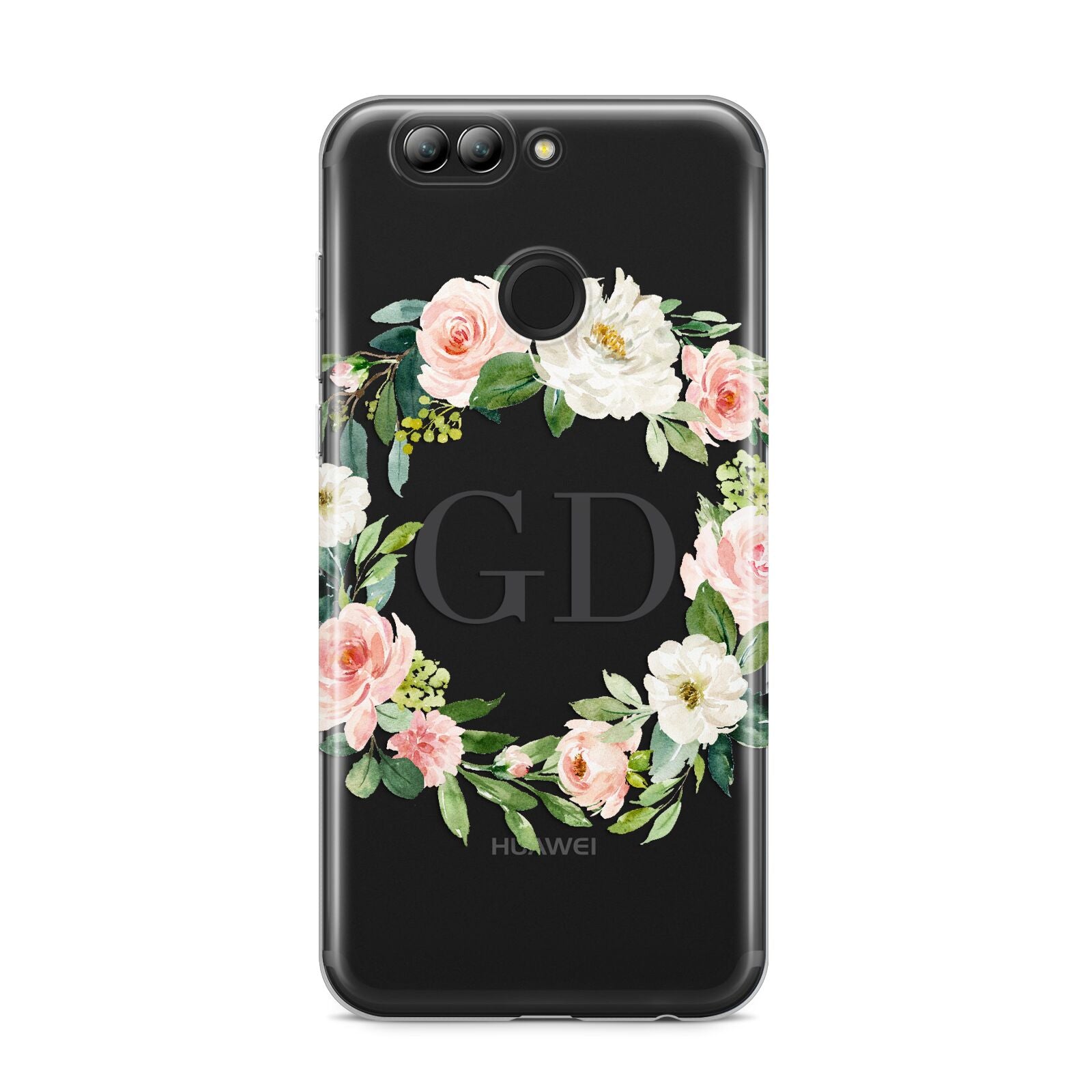 Personalised floral wreath Huawei Nova 2s Phone Case