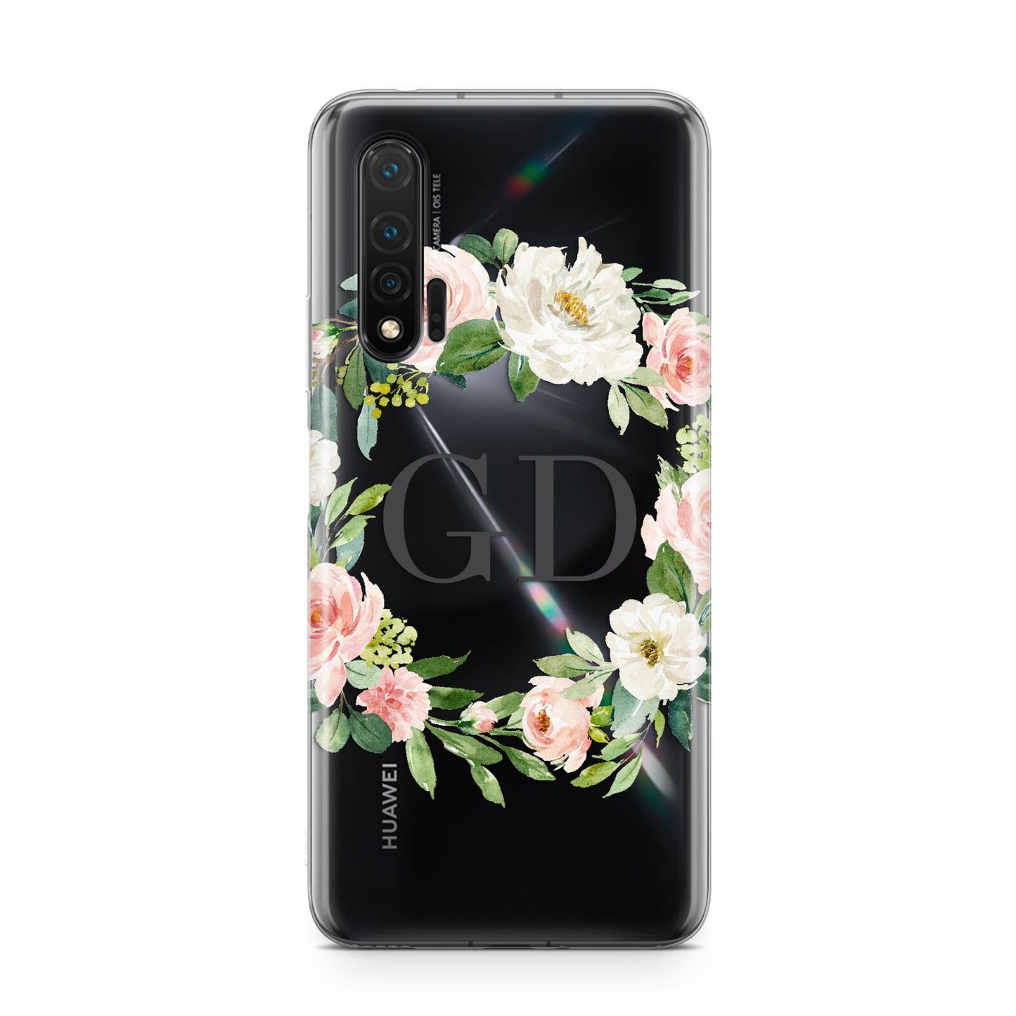 Personalised floral wreath Huawei Nova 6 Phone Case