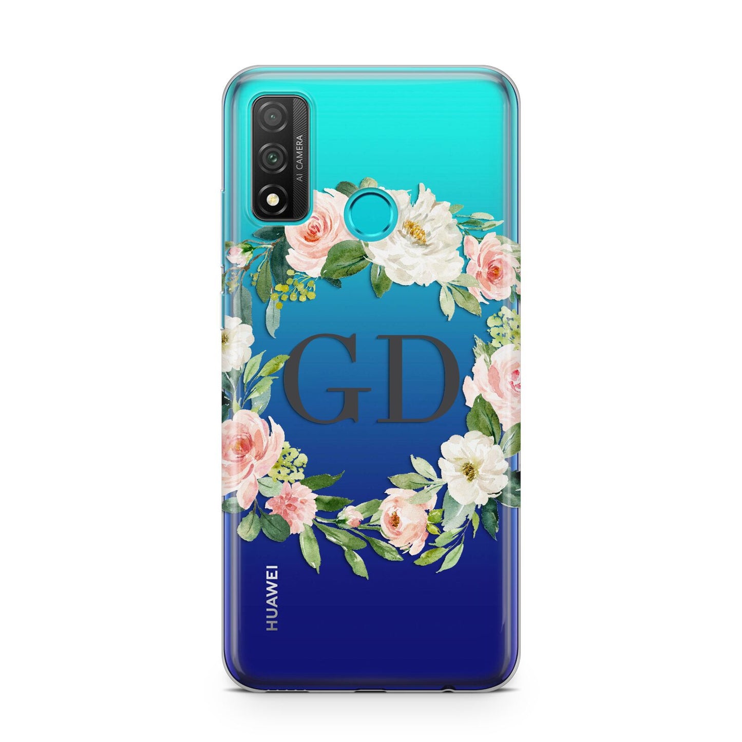 Personalised floral wreath Huawei P Smart 2020
