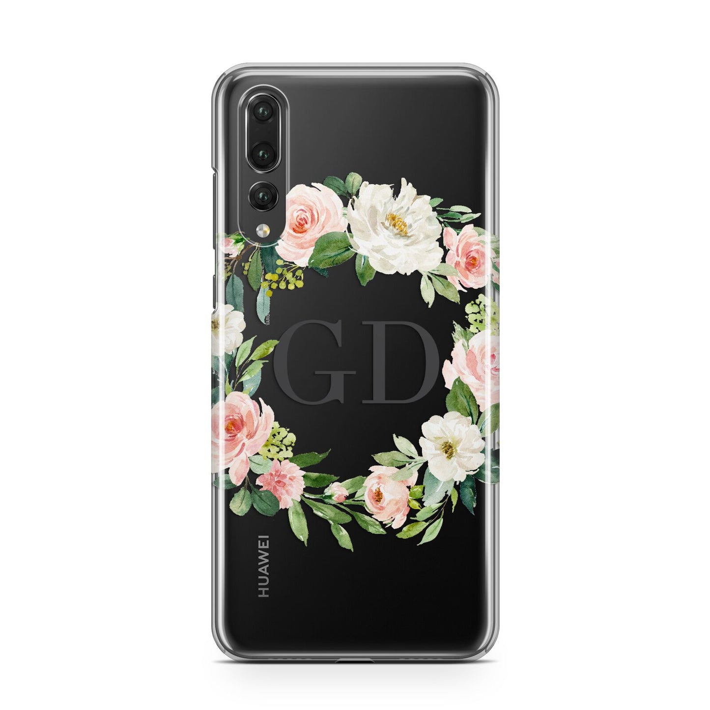 Personalised floral wreath Huawei P20 Pro Phone Case