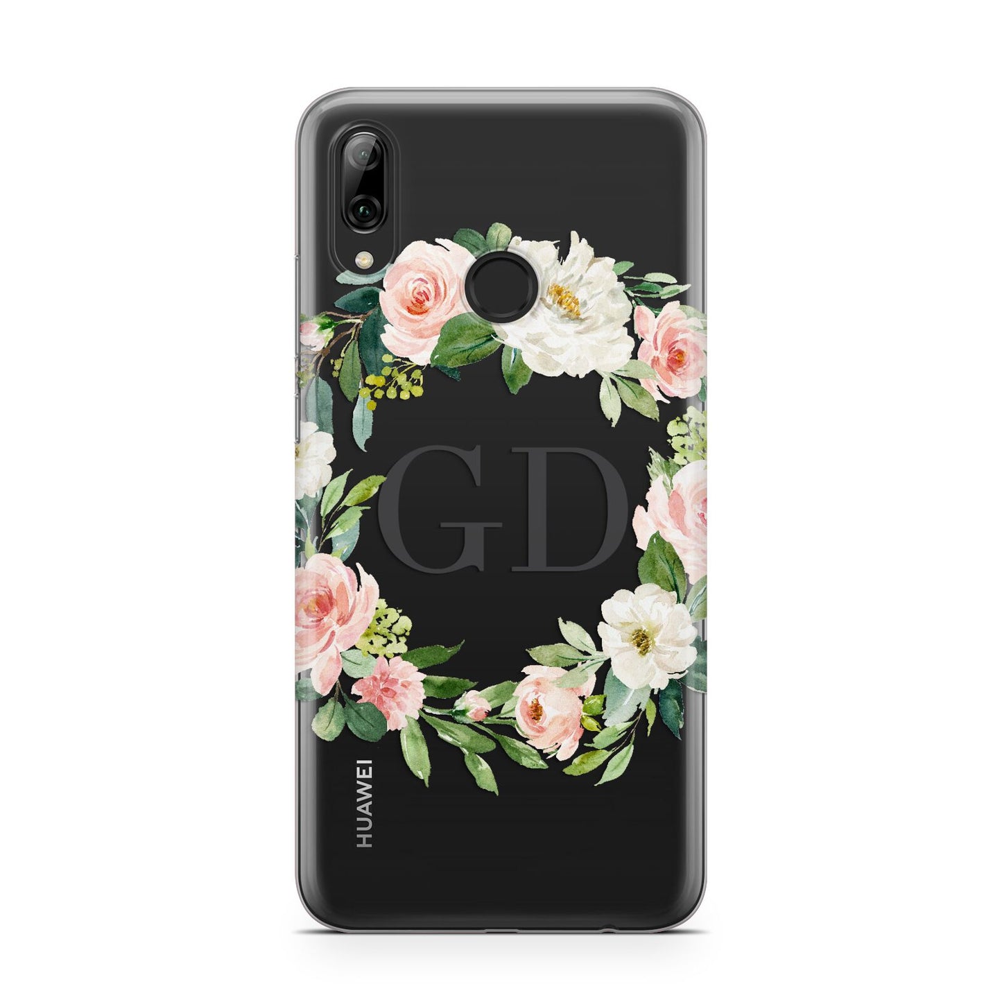 Personalised floral wreath Huawei Y7 2019