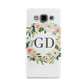 Personalised floral wreath Samsung Galaxy A3 Case