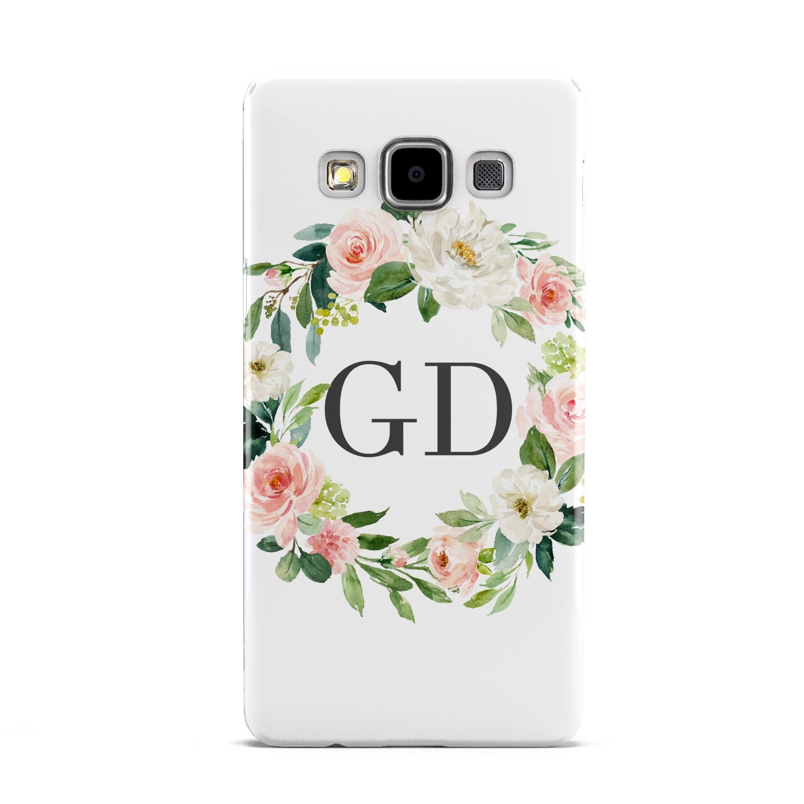 Personalised floral wreath Samsung Galaxy A5 Case