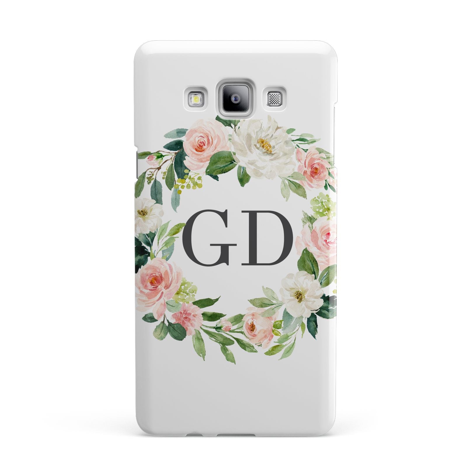 Personalised floral wreath Samsung Galaxy A7 2015 Case