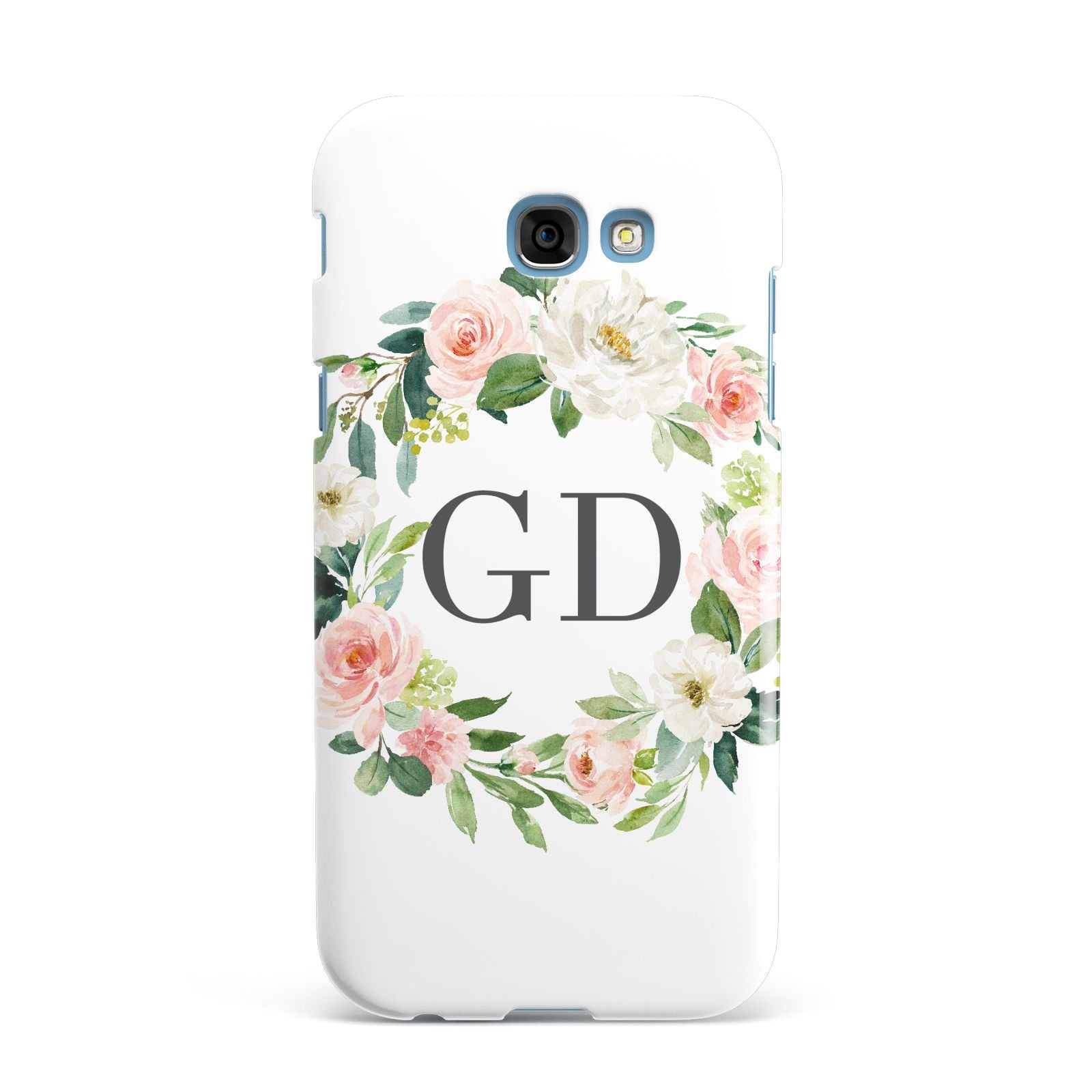 Personalised floral wreath Samsung Galaxy A7 2017 Case