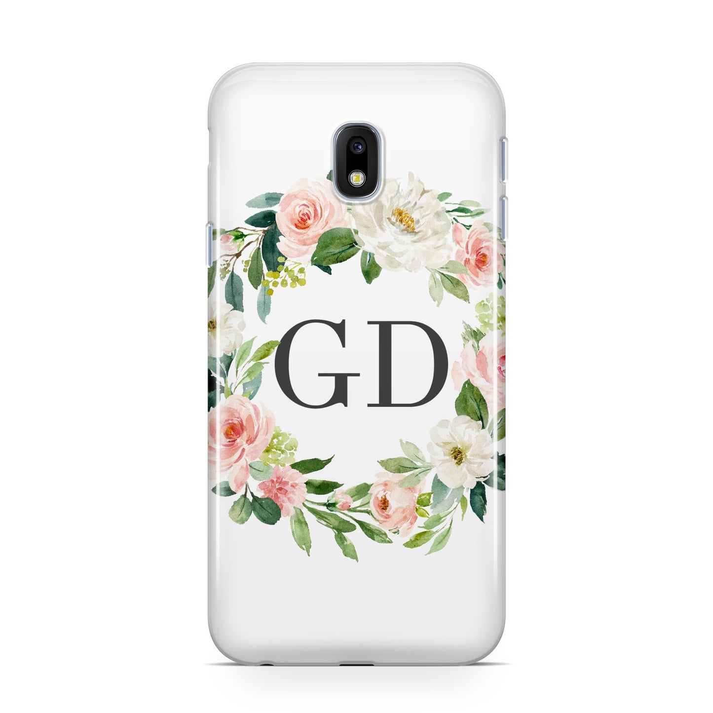 Personalised floral wreath Samsung Galaxy J3 2017 Case