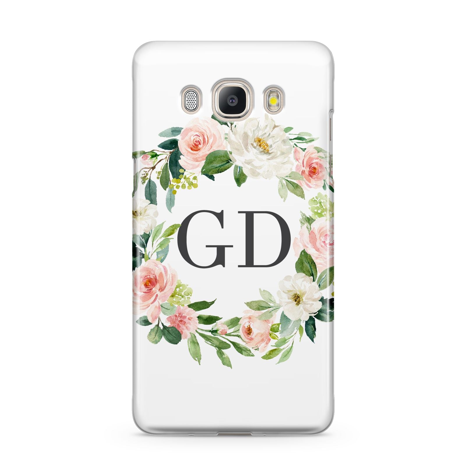 Personalised floral wreath Samsung Galaxy J5 2016 Case
